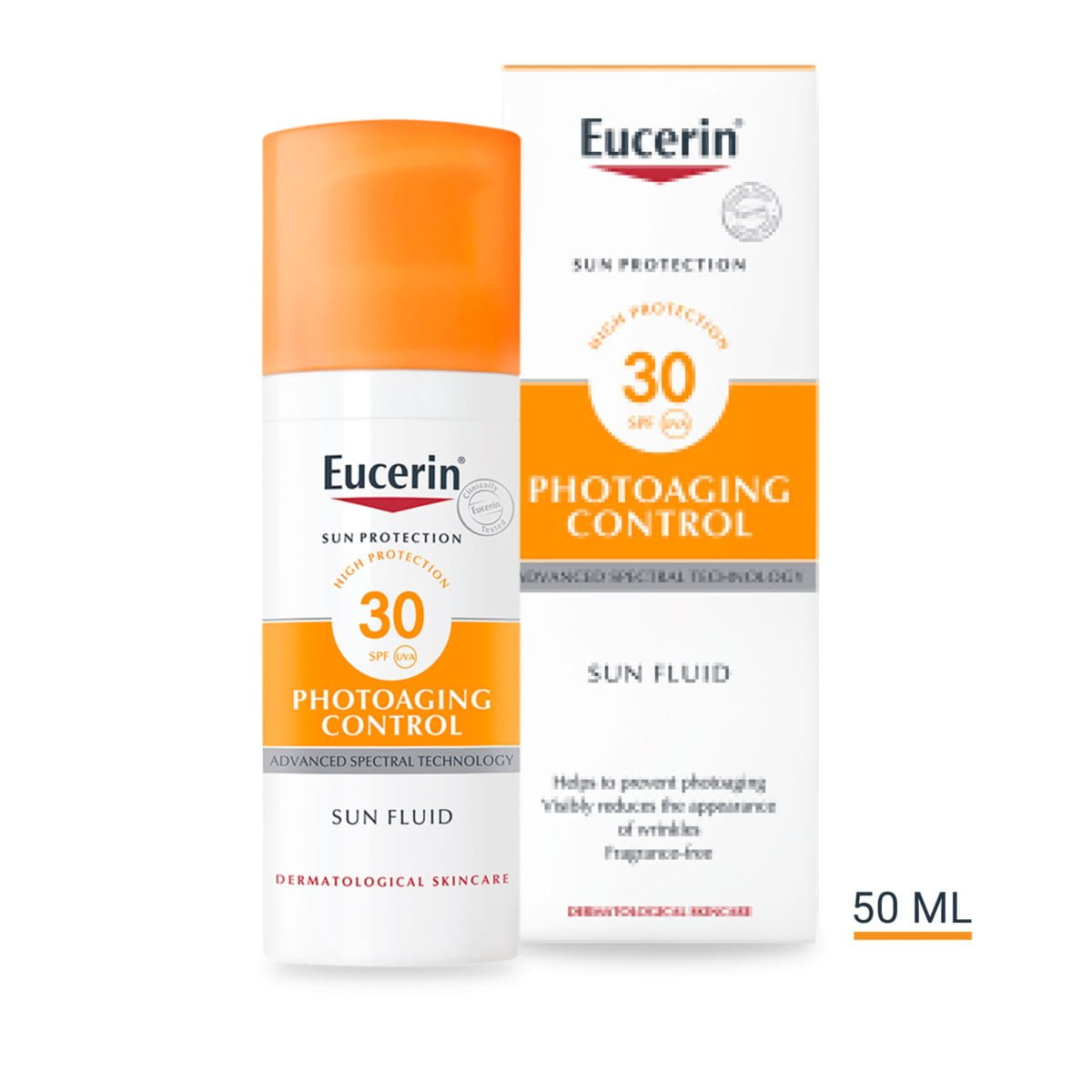Sun Fluid Photoaging Control SPF 30 Antiage sunscreen for face Eucerin
